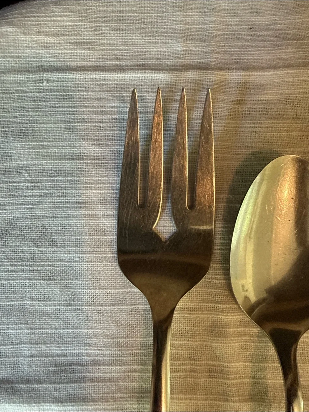 Oneida Stainless Steel Serving Forks, Spoon & Knife Set - Silver Finish